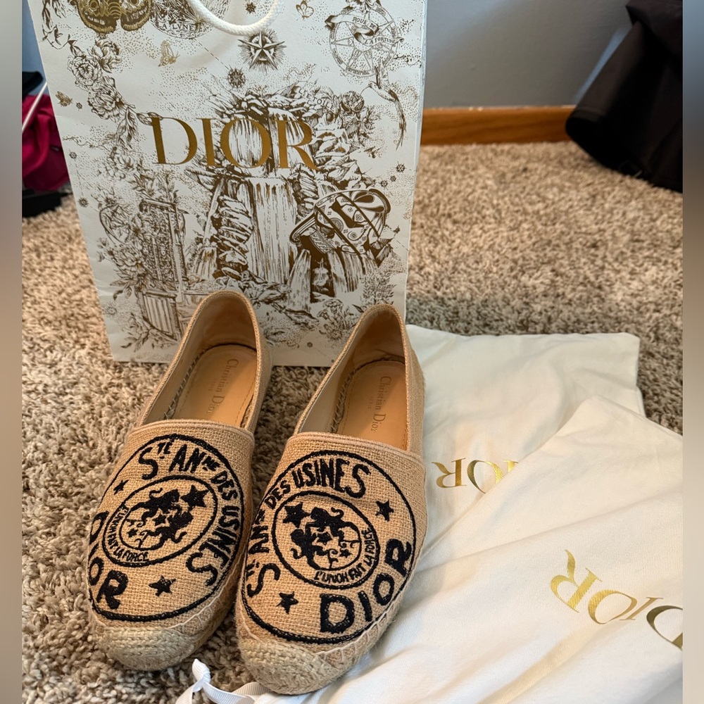 Like new! Christian Dior Espadrilles